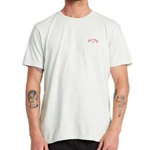 Billabong Men's Short Sleeve Premium Logo Graphic Tee T-Shirt, Seaglass, S for $17