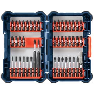 Bosch 44-Piece Impact Tough Screwdriving Custom Case System Set for $17