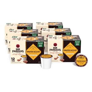 Don Francisco's Cinnamon Hazelnut Flavored Medium Roast Coffee Pods - 72 Count - Recyclable for $45