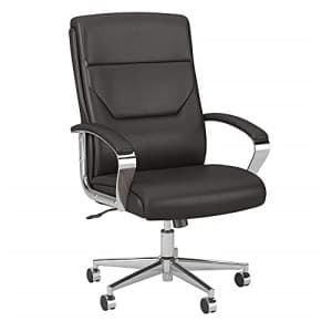 Bush Furniture Bush Business Furniture South Haven High Back Leather Executive Office Chair, Brown for $119