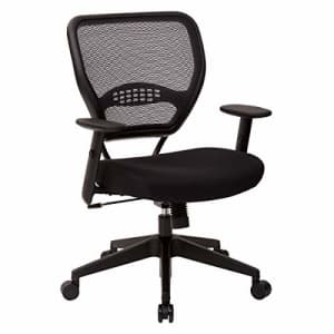 Office Star 55 Series Professional Dark Air Grid Back Office Desk Chair with Built-in Lumbar for $264
