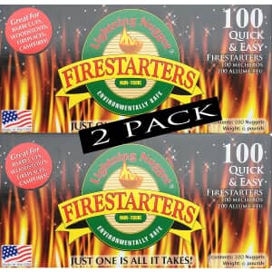 Lightning Nuggets 200-Count Fire Starters for $49 Lightning Nuggets 200-Count Fire Starters for $49