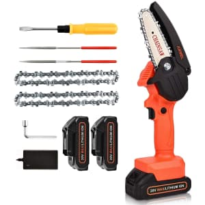Juemel 4" 20V Mini Chainsaw for $59 Juemel 4" 20V Mini Chainsaw for $59