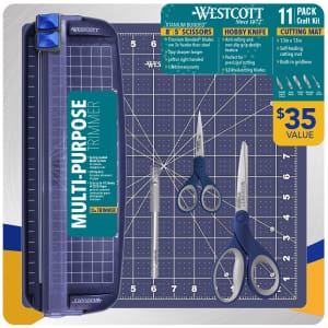 Westcott 11-Piece Craft Kit for $13 for members Westcott 11-Piece Craft Kit for $13 for members
