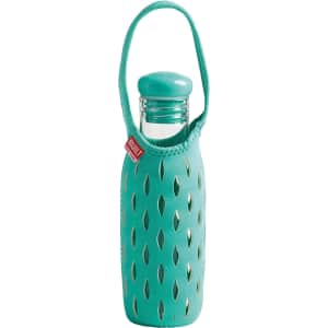 Built NY 17-oz. Glass Water Bottle with Neoprene Tote for $10