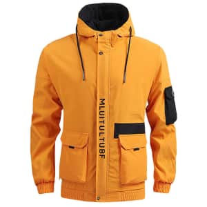 Men's Lightweight Thermal Hooded Jacket for $18 Men's Lightweight Thermal Hooded Jacket for $18