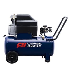 Campbell Hausfeld Air Compressor, 8-Gallon Horizontal Oil-Lubricated 3.7CFM 1.3HP 120V 10A 1PH for $318