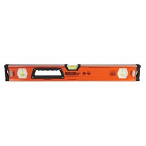Johnson & Johnson Johnson Level & Tool 1717-2400 Heavy Duty Aluminum Box Level, 24", Orange, 1 Level for $40