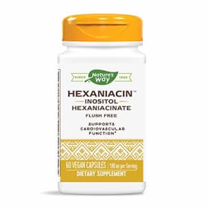Nature's Way HexaNiacin Inositol Hexaniacinate 590 mg Potency Flush-Free, 60 VCaps for $20 Nature's Way HexaNiacin Inositol Hexaniacinate 590 mg Potency Flush-Free, 60 VCaps for $20