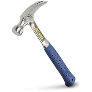 ESTWING Hammer - 16 oz Straight Rip Claw with Smooth Face & Shock Reduction Grip - E3-16S for $25
