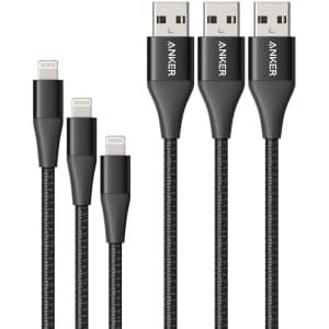Anker Powerline+ II Lightning Cable 3-Pack for $50