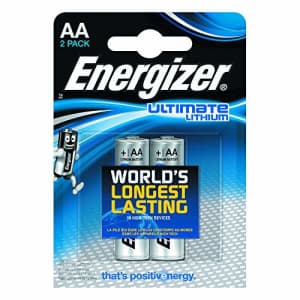 Energizer AA Ultimate Lithium Batteries 4 Pack for $27