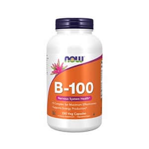 Now Foods NOW Supplements, Vitamin B-100, Energy Production*, Nervous System Health*, 250 Veg Capsules for $30 Now Foods NOW Supplements, Vitamin B-100, Energy Production*, Nervous System Health*, 250 Veg Capsules for $30