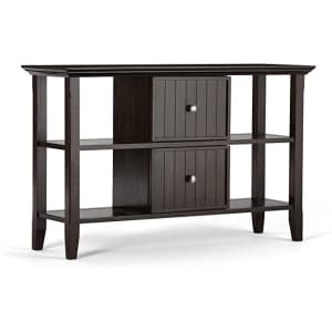 Simpli Home Acadian Modern Stain Console Table for $279