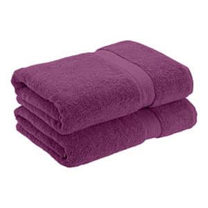 SUPERIOR Solid Egyptian Cotton 2-Piece Bath Towel Set for $40