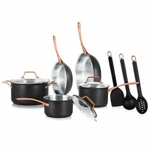 NutriChef 11-Piece Cookware Set for $138