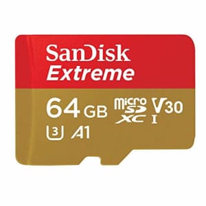 SanDisk Extreme 64GB microSDXC UHS-I Card for $28