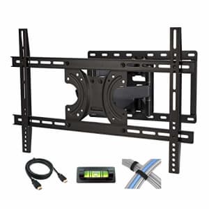 Atlantic Full Motion TV Wall Mount - Dual Articulating Arm, Full Motion Design with 5 Degree up and for $30 Atlantic Full Motion TV Wall Mount - Dual Articulating Arm, Full Motion Design with 5 Degree up and for $30