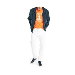 Nautica Men's Sustainably Crafted Graphic T-Shirt, Tropic Orange, Medium for $19