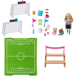 Barbie Dreamhouse Adventures Chelsea Doll w/ Soccer Playset for $22 Barbie Dreamhouse Adventures Chelsea Doll w/ Soccer Playset for $22