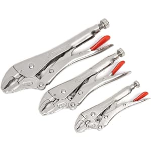 Crescent 3-Piece Curved Jaw Locking Pliers for $30