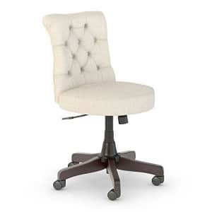 Bush Furniture Salinas Mid Back Tufted Office Chair, Cream Fabric for $189
