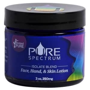 Pure Spectrum 250mg Isolate Blend CBD Lotion for $15 Pure Spectrum 250mg Isolate Blend CBD Lotion for $15