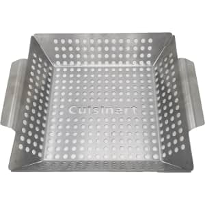 Cuisinart 11" x 11" Stainless Steel Grill Wok for $19