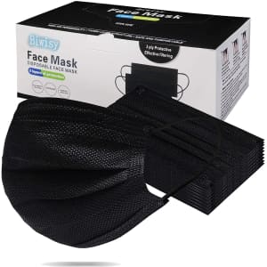 Biwisy 3-Ply Disposable Face Mask 50-Pack for $5 Biwisy 3-Ply Disposable Face Mask 50-Pack for $5
