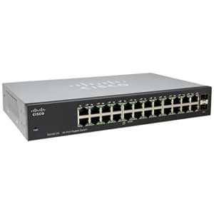 Cisco Compact 24-Port Gigabit Switch with 2 Combo Mini-GBIC Ports (SG102-24-NA) for $169 Cisco Compact 24-Port Gigabit Switch with 2 Combo Mini-GBIC Ports (SG102-24-NA) for $169