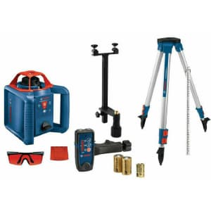 Bosch 800-Foot Self-Leveling Rotary Laser Level Kit for $384