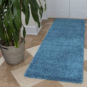 Ottomanson Soft Cozy Color Solid Shag Runner Rug Contemporary Hallway and Kitchen Shag Runner Rug, for $98 Ottomanson Soft Cozy Color Solid Shag Runner Rug Contemporary Hallway and Kitchen Shag Runner Rug, for $98