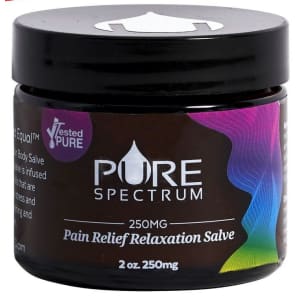 Pure Spectrum 2-oz. 250mg CBD Invigorating Salve for $23 Pure Spectrum 2-oz. 250mg CBD Invigorating Salve for $23