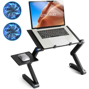 Loryergo Adjustable Laptop Stand with Cooling Fans for $40 Loryergo Adjustable Laptop Stand with Cooling Fans for $40