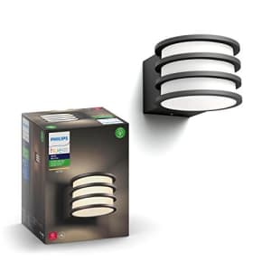 Philips Hue Lucca White Outdoor Lantern (Hub Required), Smart Outdoor Wall Fixture and 1 Hue White for $143 Philips Hue Lucca White Outdoor Lantern (Hub Required), Smart Outdoor Wall Fixture and 1 Hue White for $143