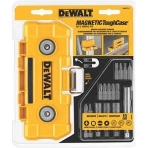 DeWalt 15-Piece Magnetic ToughCase Set for $13 DeWalt 15-Piece Magnetic ToughCase Set for $13