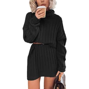 Ospetty Women's Oversized Turtleneck Sweater for $12 Ospetty Women's Oversized Turtleneck Sweater for $12