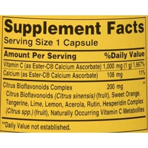 AMERICAN HEALTH ESTER C 1000MG CTRS BIOFLAVONOIDS, 90 Ounce for $19