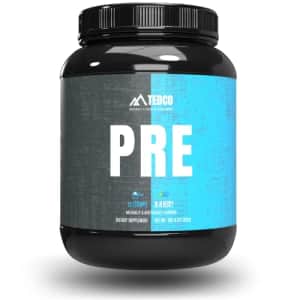 TEDCo Pre Workout - Natural Preworkout for Men - Energy - Strength - Muscle - Focus - Endurance - for $35