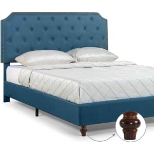 Zinus Andover Queen Upholstered Bed Frame for $259