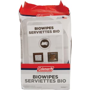 Coleman 30-Count Biowipes for $7 Coleman 30-Count Biowipes for $7