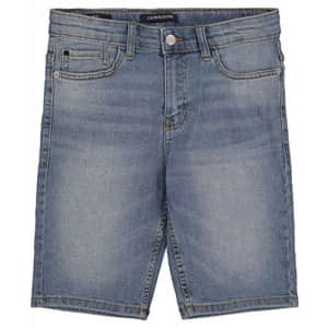 Calvin Klein Boys' Stretch Denim Short, S21 Logo Light Indigo, 5 for $18 Calvin Klein Boys' Stretch Denim Short, S21 Logo Light Indigo, 5 for $18