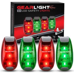 GearLight S1 LED Safety Light 4-Pack for $10