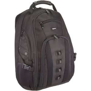 AmazonBasics Travel 17" Laptop Backpack for $46