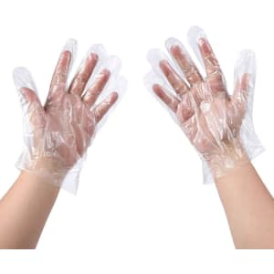 Brandon-Super Disposable Plastic Gloves 500-Pack for $10 Brandon-Super Disposable Plastic Gloves 500-Pack for $10