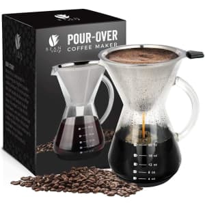 Bean Envy Pour Over Coffee Maker for $14