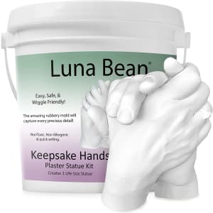 Luna Bean Large Keepsake Hands Casting Kit for $40 Luna Bean Large Keepsake Hands Casting Kit for $40