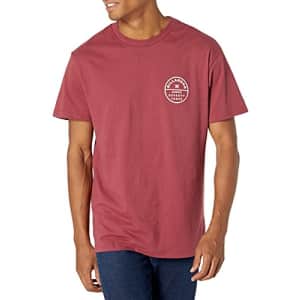 Billabong Men's Classic Short Sleeve Premium Logo Graphic Tee T-Shirt, Burgundy Rotor Fill, Medium for $23 Billabong Men's Classic Short Sleeve Premium Logo Graphic Tee T-Shirt, Burgundy Rotor Fill, Medium for $23
