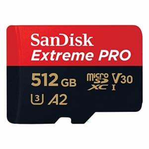 SanDisk MSDXC EXTR. PRO 512GB A2 for $159