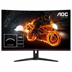 AOC CQ32G1 31.5" Curved Frameless Gaming Monitor, Quad HD 2560x1440, VA panel, 1 ms, MPRT, 144Hz, for $263